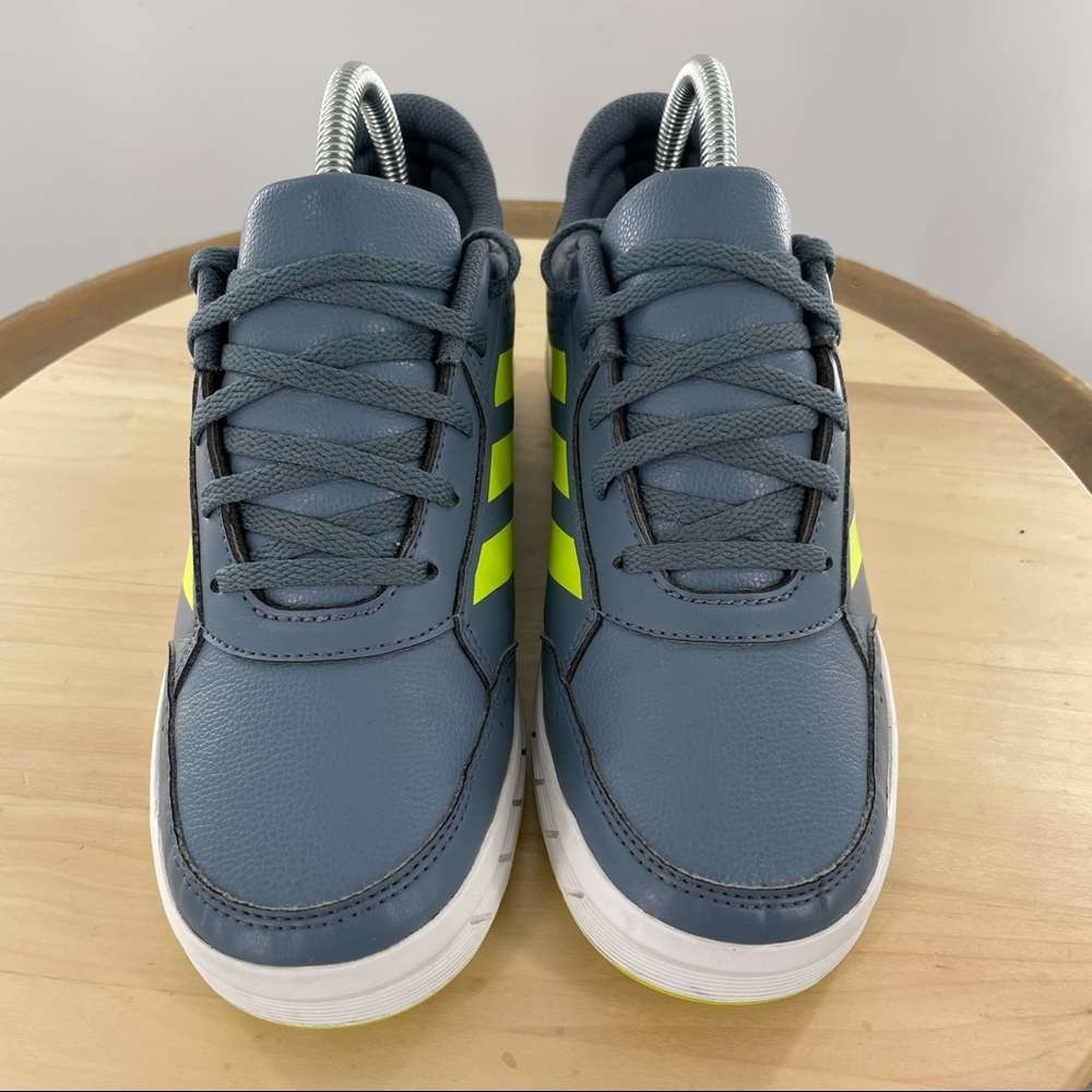 Adidas Alta Sport Men's Size 5 Blue Neon Green, Leather - Picture 5 of 9
